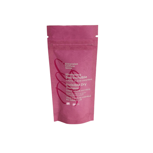 Sachet shampoing sec invisible perle